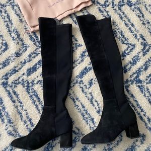 Stuart Weitzman. Gillian Suede Knee High Boots.NEW